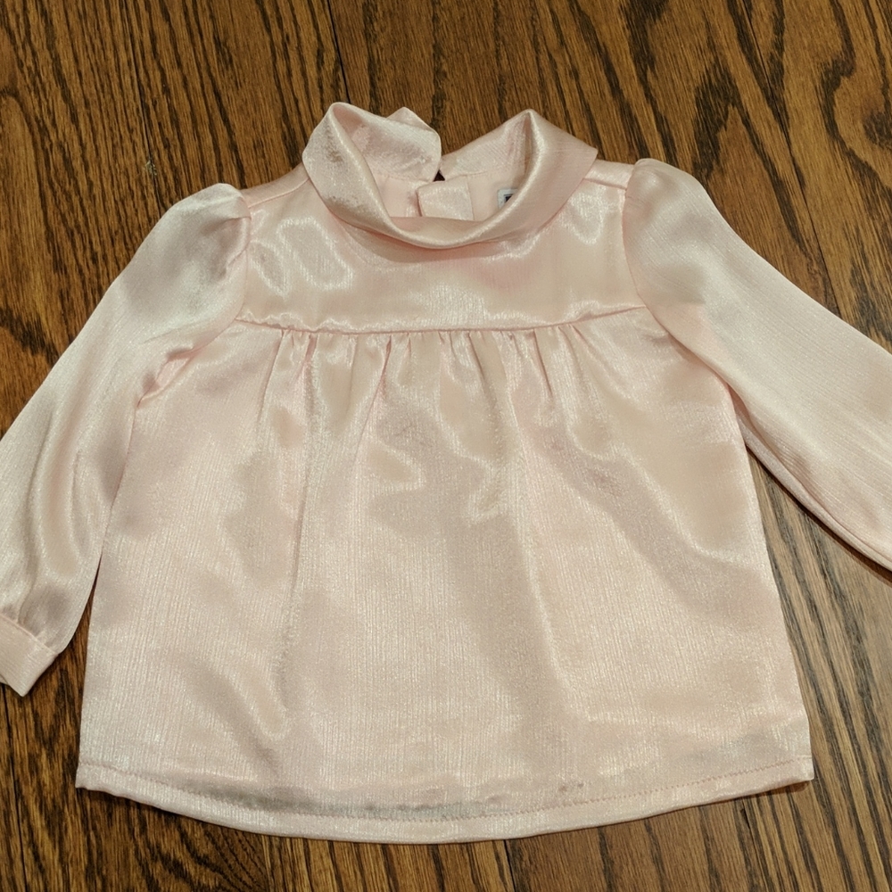 Janie and Jack pink blouse